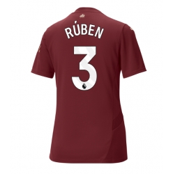Manchester City Ruben Dias #3 Tredjedrakt Dame 2024-25 Kortermet