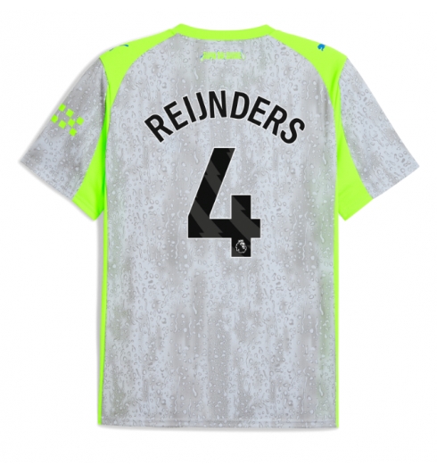 Manchester City Tijjani Reijnders #4 Tredjedrakt 2025-26 Kortermet Manchester City Tijjani Reijnders #4 Tredjedrakt 2025-26 Kortermet
