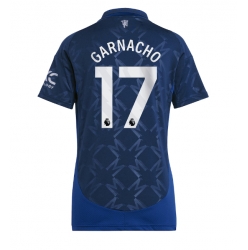 Manchester United Alejandro Garnacho #17 Bortedrakt Dame 2024-25 Kortermet