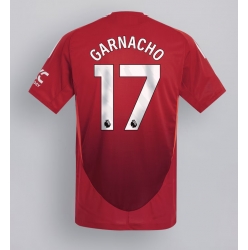 Manchester United Alejandro Garnacho #17 Hjemmedrakt 2024-25 Kortermet