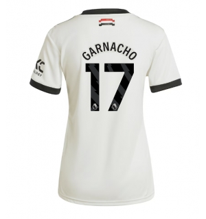 Manchester United Alejandro Garnacho #17 Tredjedrakt Dame 2024-25 Kortermet