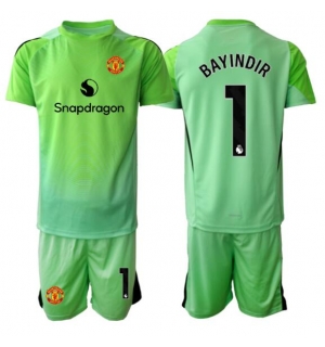 Manchester United Altay Bayindir #1 Keeper Tredjedraktsett Barn 2025-26 Kortermet (+ Korte bukser)