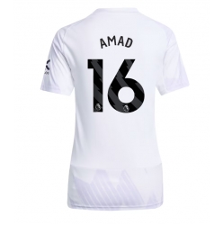Manchester United Amad Diallo #16 Bortedrakt Dame 2025-26 Kortermet
