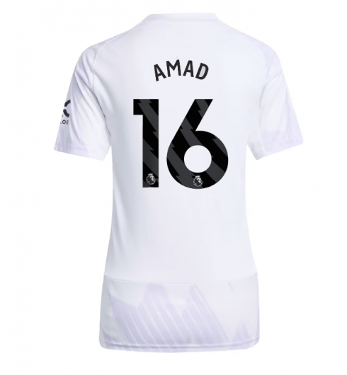 Manchester United Amad Diallo #16 Bortedrakt Dame 2025-26 Kortermet Manchester United Amad Diallo #16 Bortedrakt Dame 2025-26 Kortermet