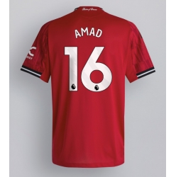 Manchester United Amad Diallo #16 Hjemmedrakt 2025-26 Kortermet