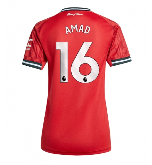 Manchester United Amad Diallo #16 Hjemmedrakt Dame 2025-26 Kortermet Manchester United Amad Diallo #16 Hjemmedrakt Dame 2025-26 Kortermet