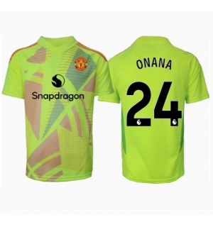Manchester United Andre Onana #24 Keeper Bortedrakt 2024-25 Kortermet