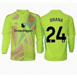 Manchester United Andre Onana #24 Keeper Bortedrakt 2024-25 Langermet