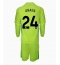 Manchester United Andre Onana #24 Keeper Bortedraktsett Barn 2024-25 Langermet (+ Korte bukser)