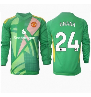 Manchester United Andre Onana #24 Keeper Tredjedrakt 2024-25 Langermet