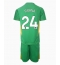 Manchester United Andre Onana #24 Keeper Tredjedraktsett Barn 2024-25 Kortermet (+ Korte bukser)
