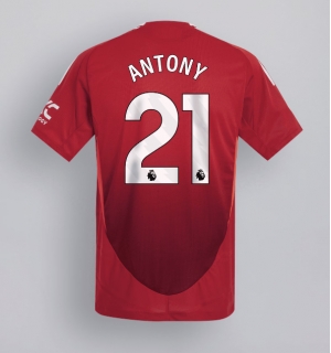 Manchester United Antony #21 Hjemmedrakt 2024-25 Kortermet