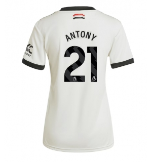 Manchester United Antony #21 Tredjedrakt Dame 2024-25 Kortermet