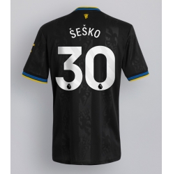 Manchester United Benjamin Sesko #30 Tredjedrakt 2025-26 Kortermet