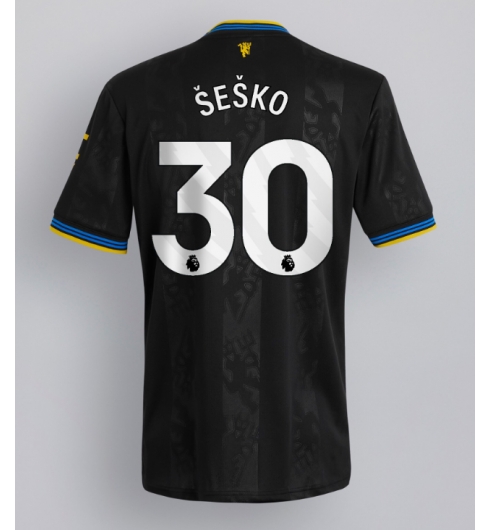 Manchester United Benjamin Sesko #30 Tredjedrakt 2025-26 Kortermet Manchester United Benjamin Sesko #30 Tredjedrakt 2025-26 Kortermet