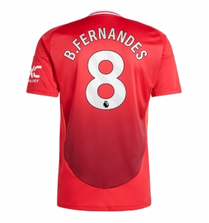Manchester United Bruno Fernandes #8 Hjemmedrakt 2024-25 Kortermet