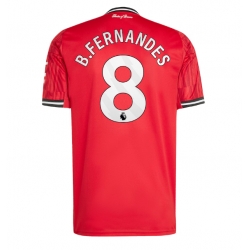 Manchester United Bruno Fernandes #8 Hjemmedrakt 2025-26 Kortermet