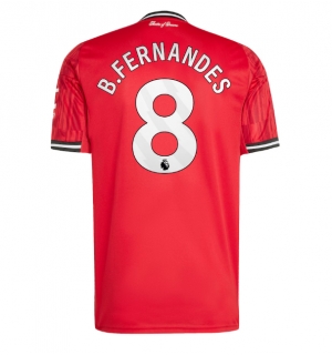 Manchester United Bruno Fernandes #8 Hjemmedrakt 2025-26 Kortermet