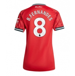 Manchester United Bruno Fernandes #8 Hjemmedrakt Dame 2025-26 Kortermet