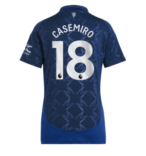 Manchester United Casemiro #18 Bortedrakt Dame 2024-25 Kortermet