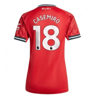 Manchester United Casemiro #18 Hjemmedrakt Dame 2025-26 Kortermet