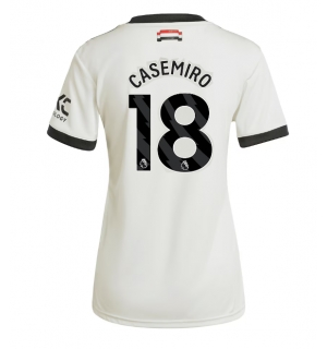 Manchester United Casemiro #18 Tredjedrakt Dame 2024-25 Kortermet