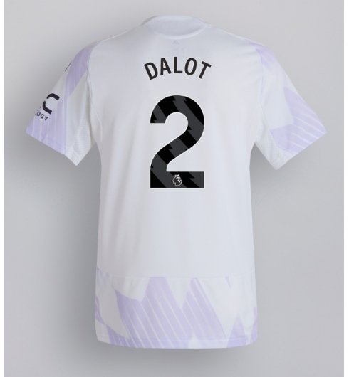 Manchester United Diogo Dalot #2 Bortedrakt 2025-26 Kortermet Manchester United Diogo Dalot #2 Bortedrakt 2025-26 Kortermet