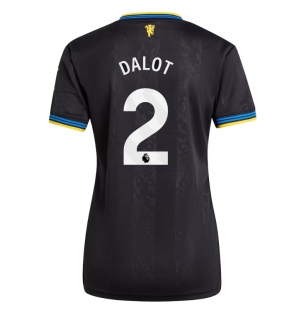 Manchester United Diogo Dalot #2 Tredjedrakt Dame 2025-26 Kortermet