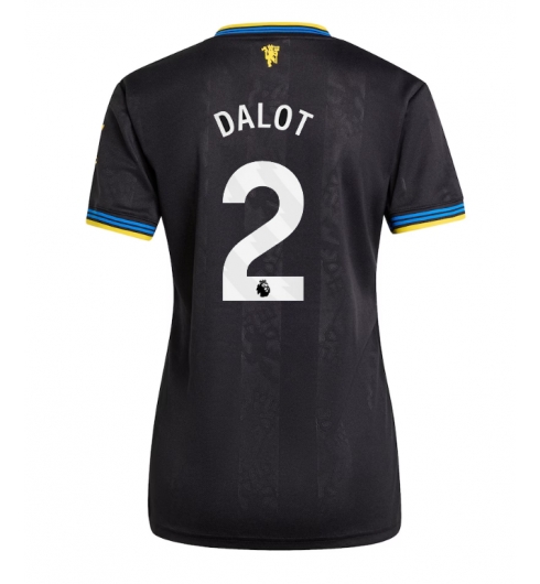 Manchester United Diogo Dalot #2 Tredjedrakt Dame 2025-26 Kortermet Manchester United Diogo Dalot #2 Tredjedrakt Dame 2025-26 Kortermet