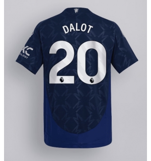 Manchester United Diogo Dalot #20 Bortedrakt 2024-25 Kortermet