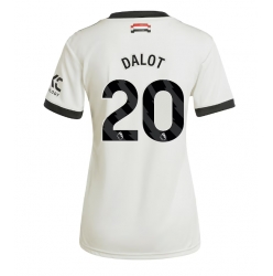 Manchester United Diogo Dalot #20 Tredjedrakt Dame 2024-25 Kortermet