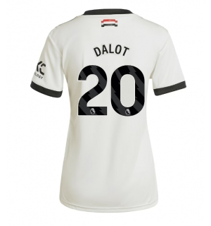 Manchester United Diogo Dalot #20 Tredjedrakt Dame 2024-25 Kortermet