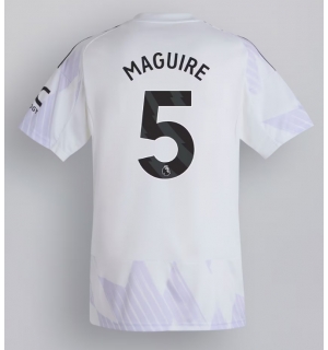 Manchester United Harry Maguire #5 Bortedrakt 2025-26 Kortermet