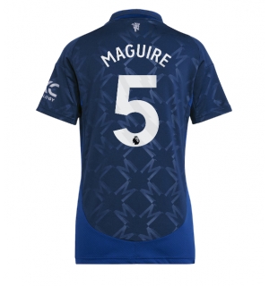 Manchester United Harry Maguire #5 Bortedrakt Dame 2024-25 Kortermet