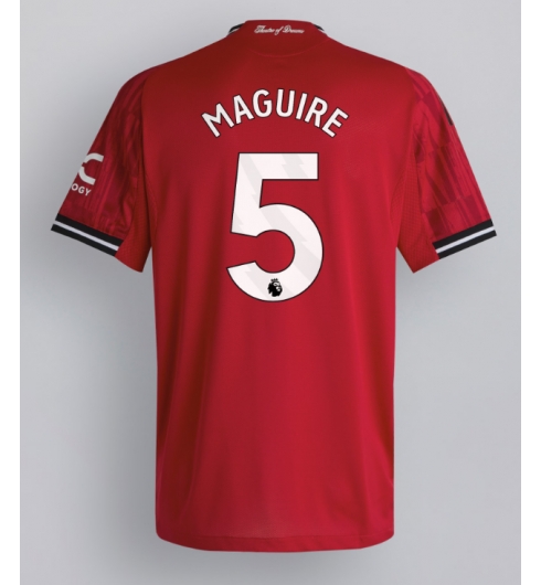 Manchester United Harry Maguire #5 Hjemmedrakt 2025-26 Kortermet Manchester United Harry Maguire #5 Hjemmedrakt 2025-26 Kortermet