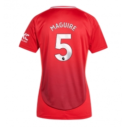 Manchester United Harry Maguire #5 Hjemmedrakt Dame 2024-25 Kortermet