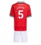 Manchester United Harry Maguire #5 Hjemmedraktsett Barn 2025-26 Kortermet (+ Korte bukser)