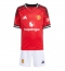 Manchester United Hjemmedraktsett Barn 2025-26 Kortermet (+ Korte bukser)