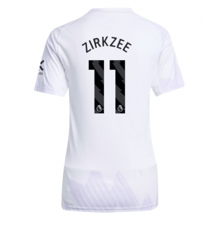 Manchester United Joshua Zirkzee #11 Bortedrakt Dame 2025-26 Kortermet