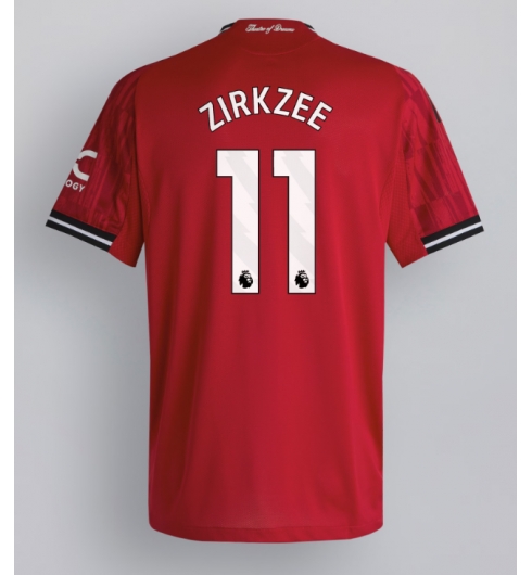 Manchester United Joshua Zirkzee #11 Hjemmedrakt 2025-26 Kortermet Manchester United Joshua Zirkzee #11 Hjemmedrakt 2025-26 Kortermet