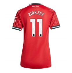 Manchester United Joshua Zirkzee #11 Hjemmedrakt Dame 2025-26 Kortermet