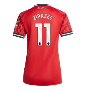 Manchester United Joshua Zirkzee #11 Hjemmedrakt Dame 2025-26 Kortermet