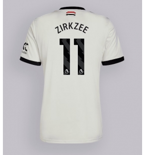 Manchester United Joshua Zirkzee #11 Tredjedrakt 2024-25 Kortermet