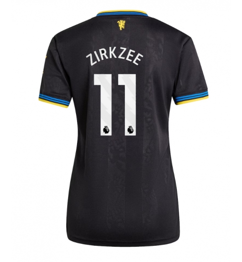 Manchester United Joshua Zirkzee #11 Tredjedrakt Dame 2025-26 Kortermet Manchester United Joshua Zirkzee #11 Tredjedrakt Dame 2025-26 Kortermet