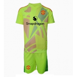 Manchester United Keeper Bortedraktsett Barn 2024-25 Kortermet (+ Korte bukser)