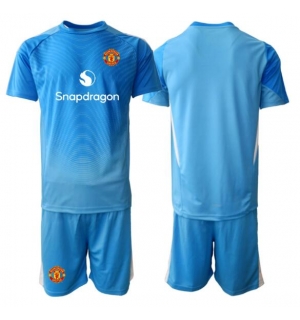 Manchester United Keeper Hjemmedraktsett Barn 2025-26 Kortermet (+ Korte bukser)