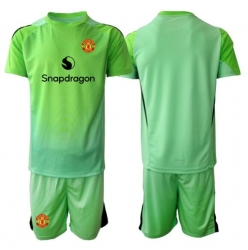 Manchester United Keeper Tredjedraktsett Barn 2025-26 Kortermet (+ Korte bukser)