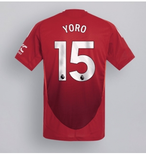 Manchester United Leny Yoro #15 Hjemmedrakt 2024-25 Kortermet