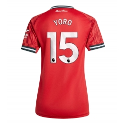 Manchester United Leny Yoro #15 Hjemmedrakt Dame 2025-26 Kortermet