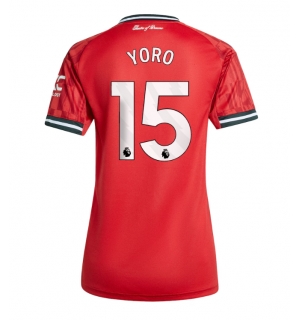 Manchester United Leny Yoro #15 Hjemmedrakt Dame 2025-26 Kortermet